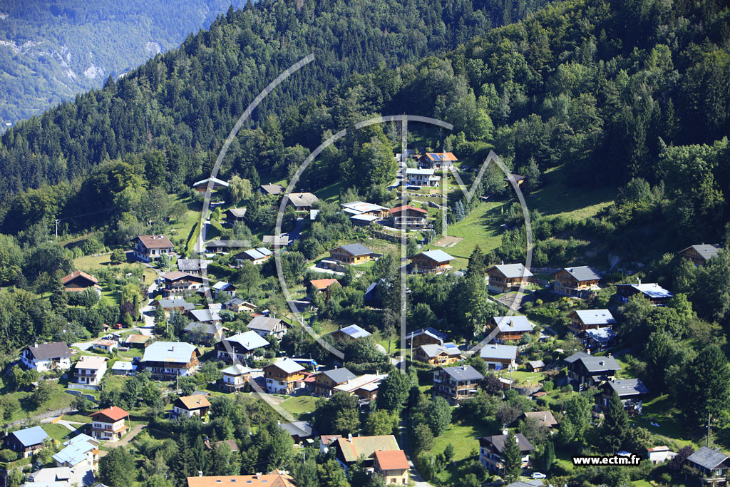Photo arienne de Saint-Gervais-les-Bains