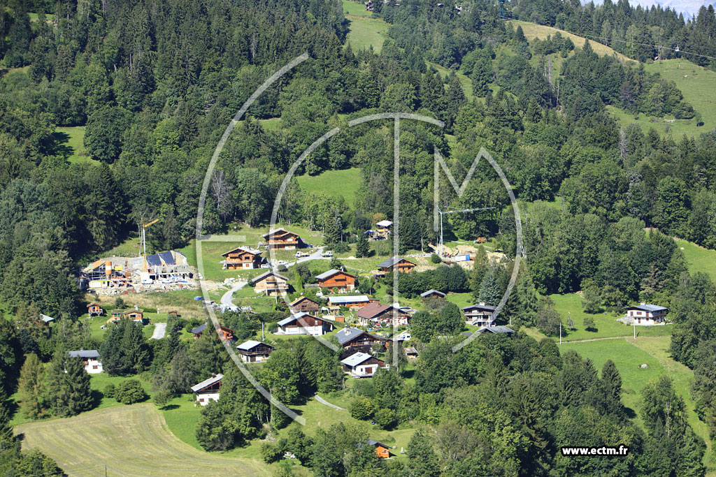 Photo arienne de Saint-Gervais-les-Bains (Chemin de l'Erney)