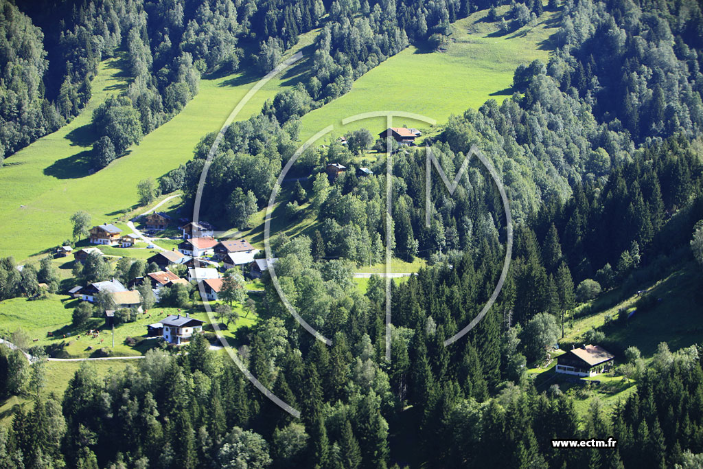 Photo arienne de Saint-Gervais-les-Bains (La Gruvaz)