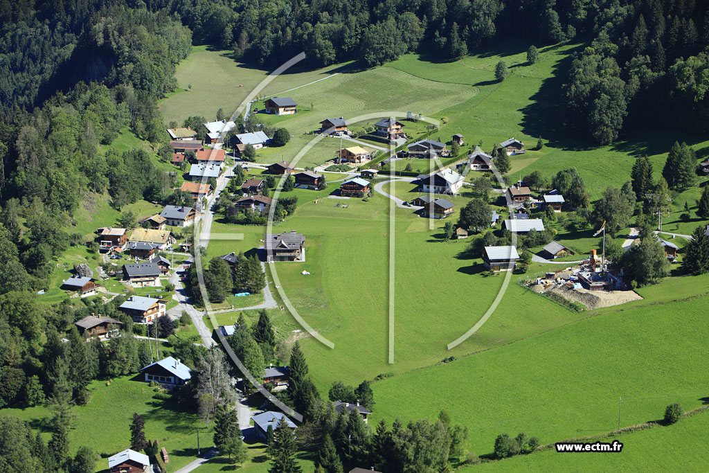 Photo arienne de Saint-Gervais-les-Bains (La Villette)