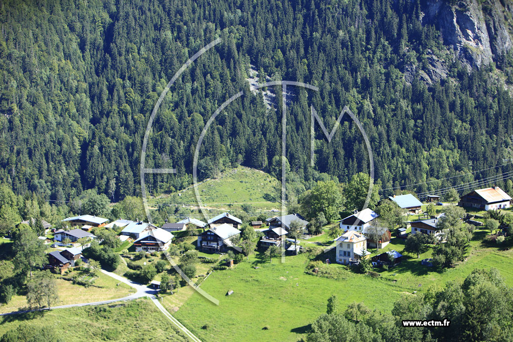 Photo arienne de Saint-Gervais-les-Bains (Le Champel)