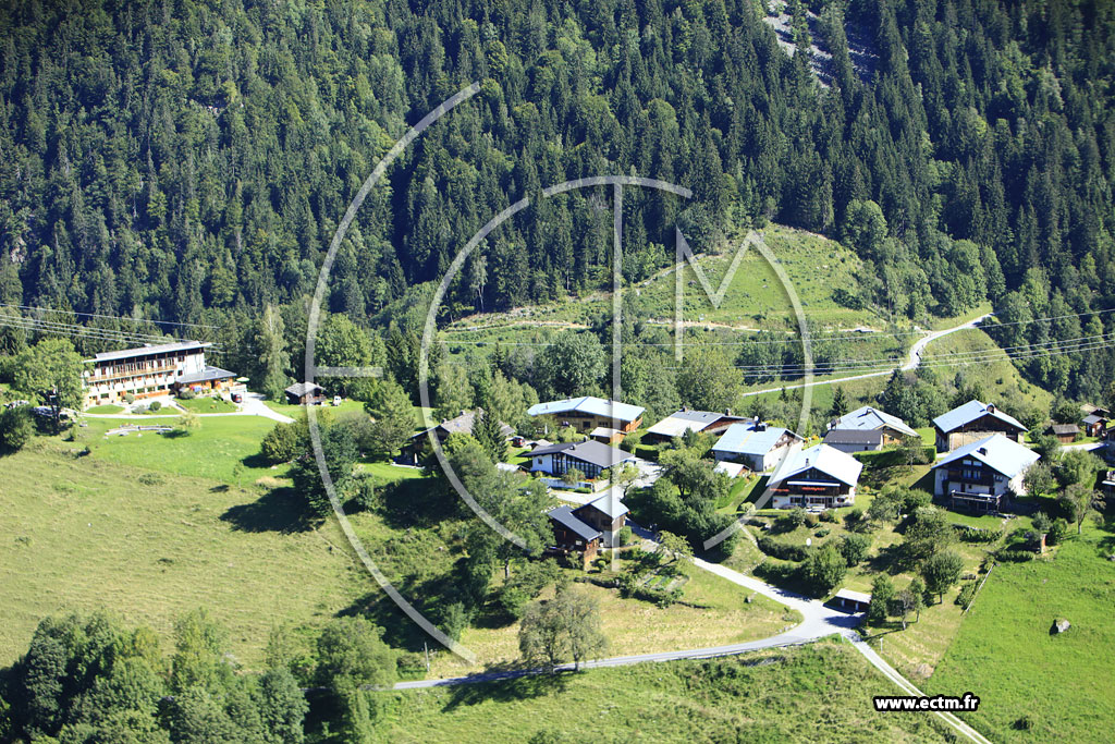 Photo arienne de Saint-Gervais-les-Bains (Le Champel)