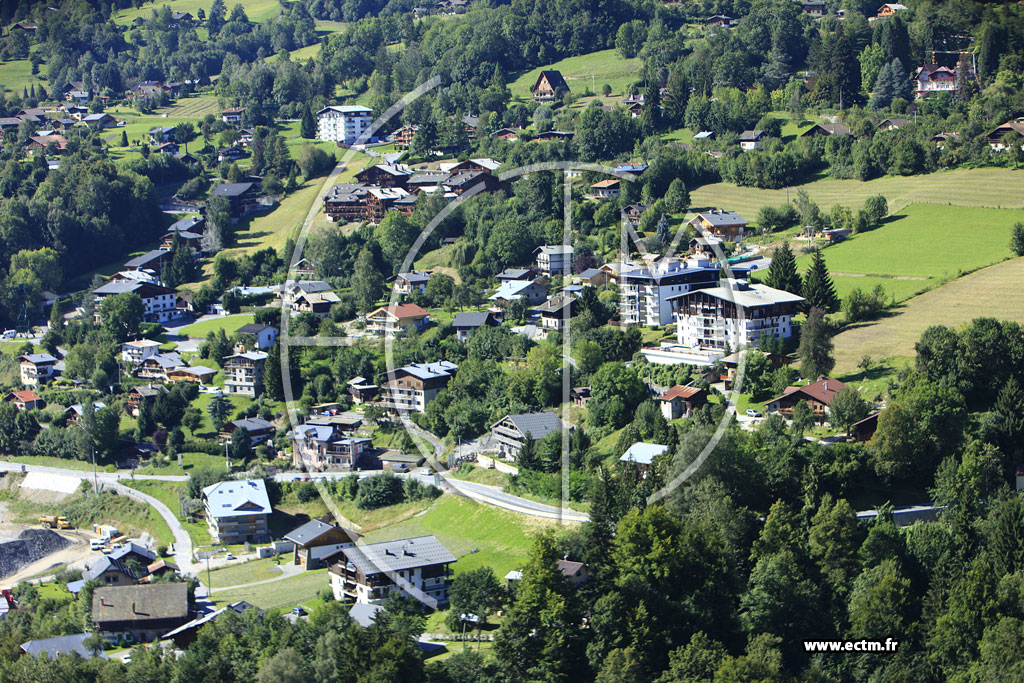 Photo arienne de Saint-Gervais-les-Bains (Le Neyret)