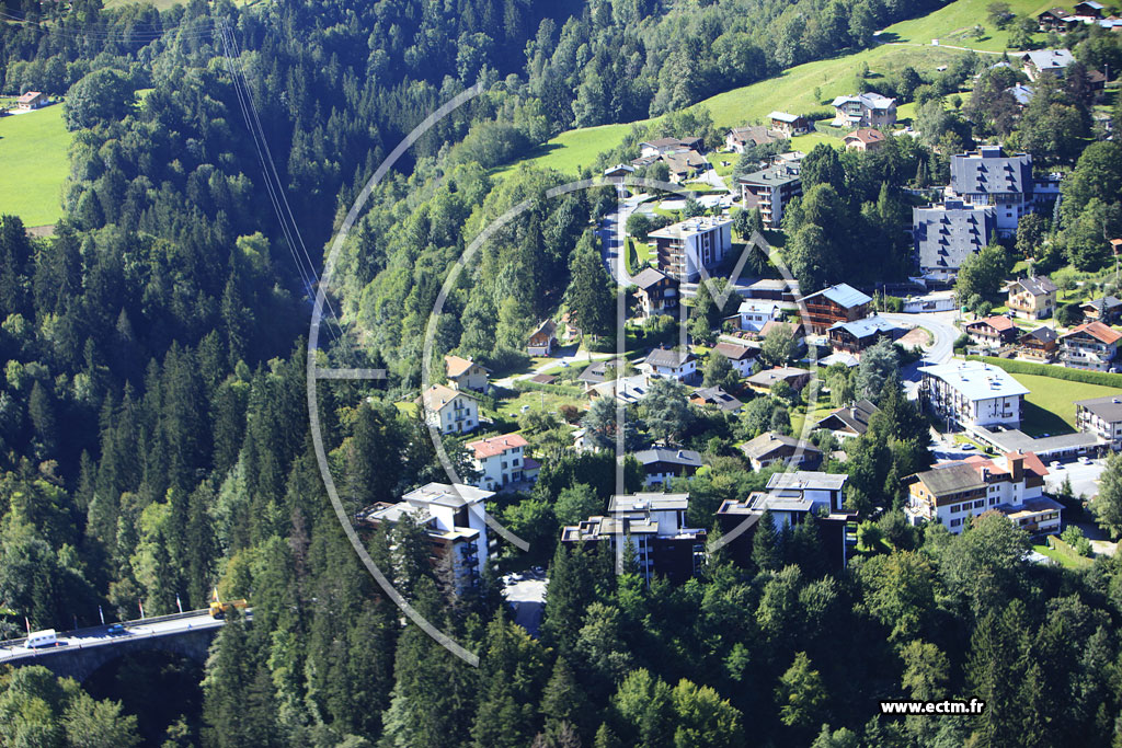 Photo arienne de Saint-Gervais-les-Bains (Le Neyret)