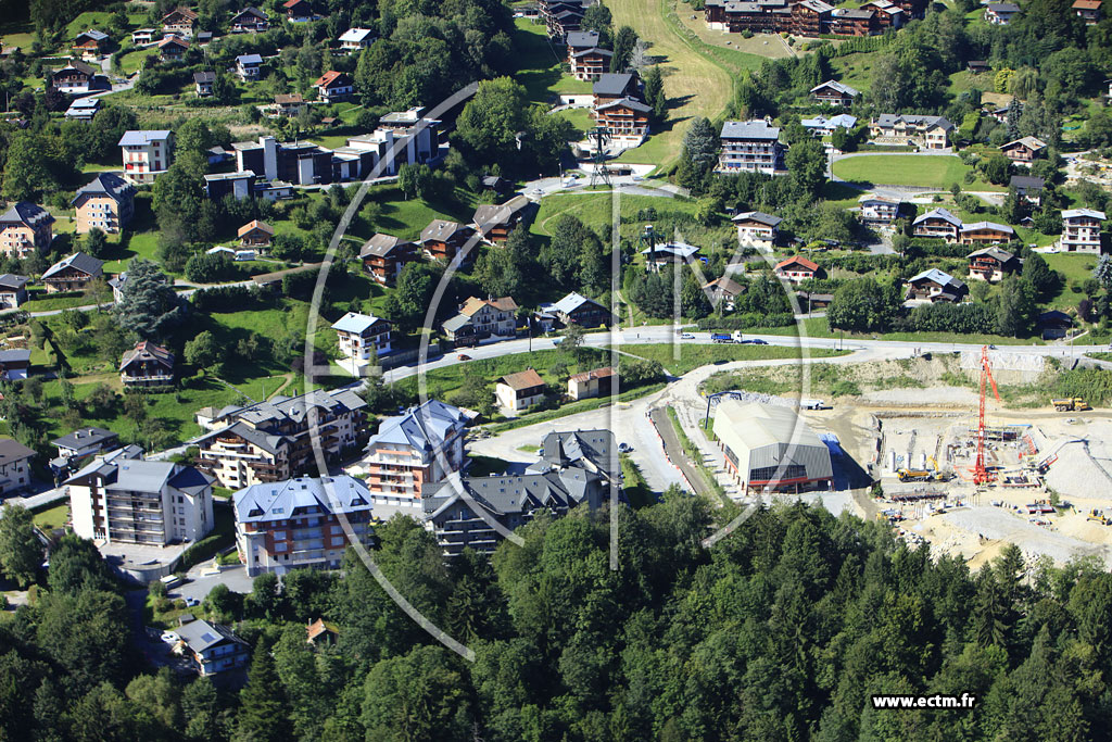Photo arienne de Saint-Gervais-les-Bains (Le Neyret)