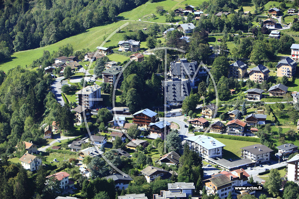 Photo arienne de Saint-Gervais-les-Bains (Le Neyret)
