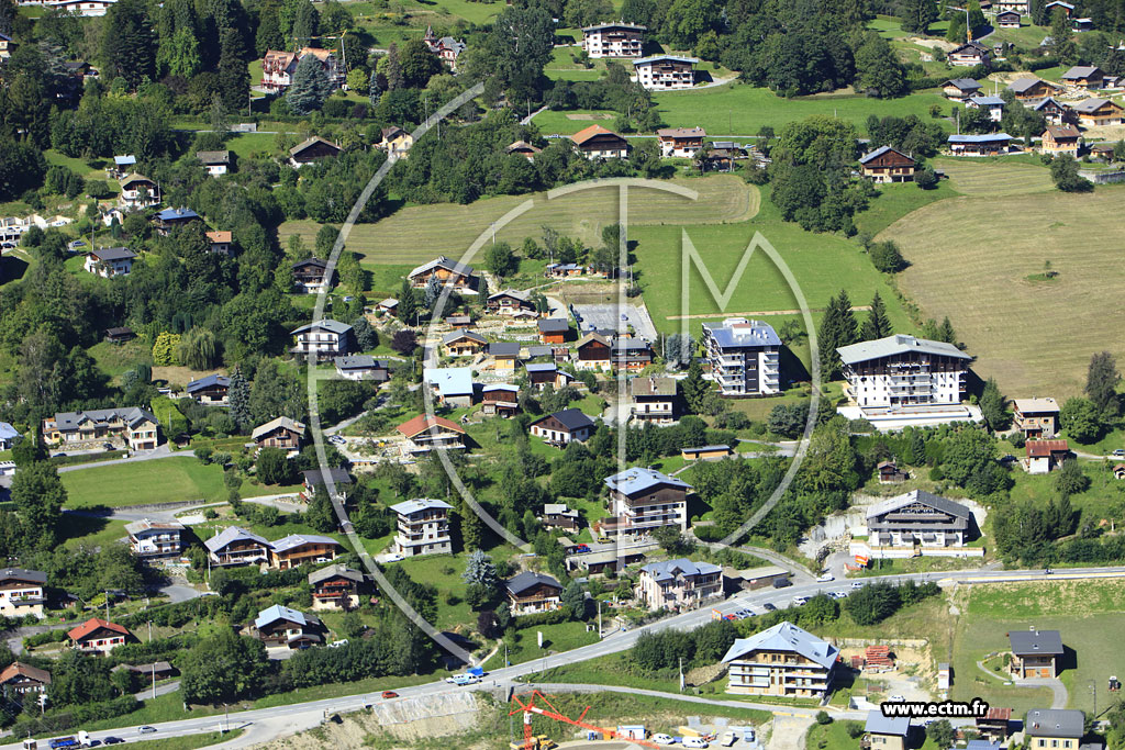 Photo arienne de Saint-Gervais-les-Bains (Le Neyret)