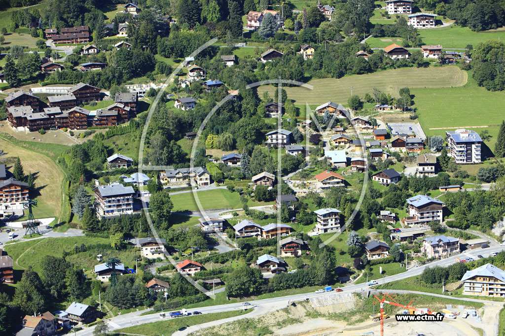 Photo arienne de Saint-Gervais-les-Bains (Le Neyret)