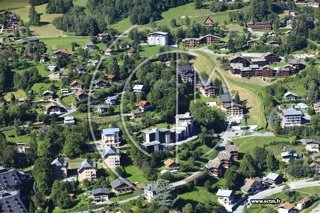 Photo arienne de Saint-Gervais-les-Bains (Le Neyret)