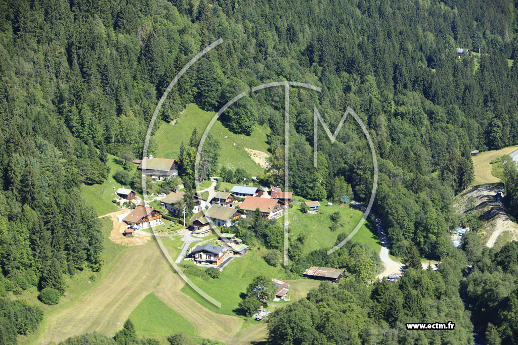 Photo arienne de Saint-Gervais-les-Bains (Le Quy)