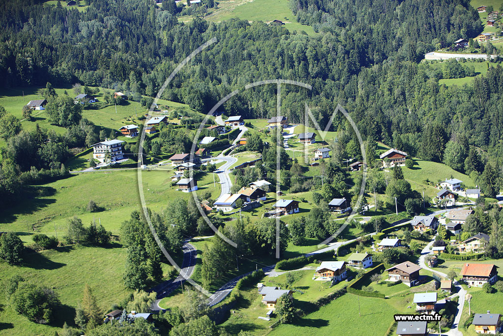 Photo arienne de Saint-Gervais-les-Bains (Route de Saint-Nicolas)