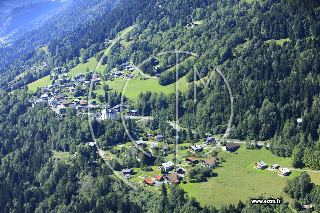 Photo arienne de Saint-Gervais-les-Bains (Saint-Nicolas-de-Vroce)