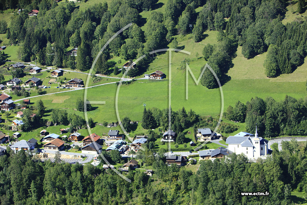 Photo arienne de Saint-Gervais-les-Bains (Saint-Nicolas-de-Vroce)