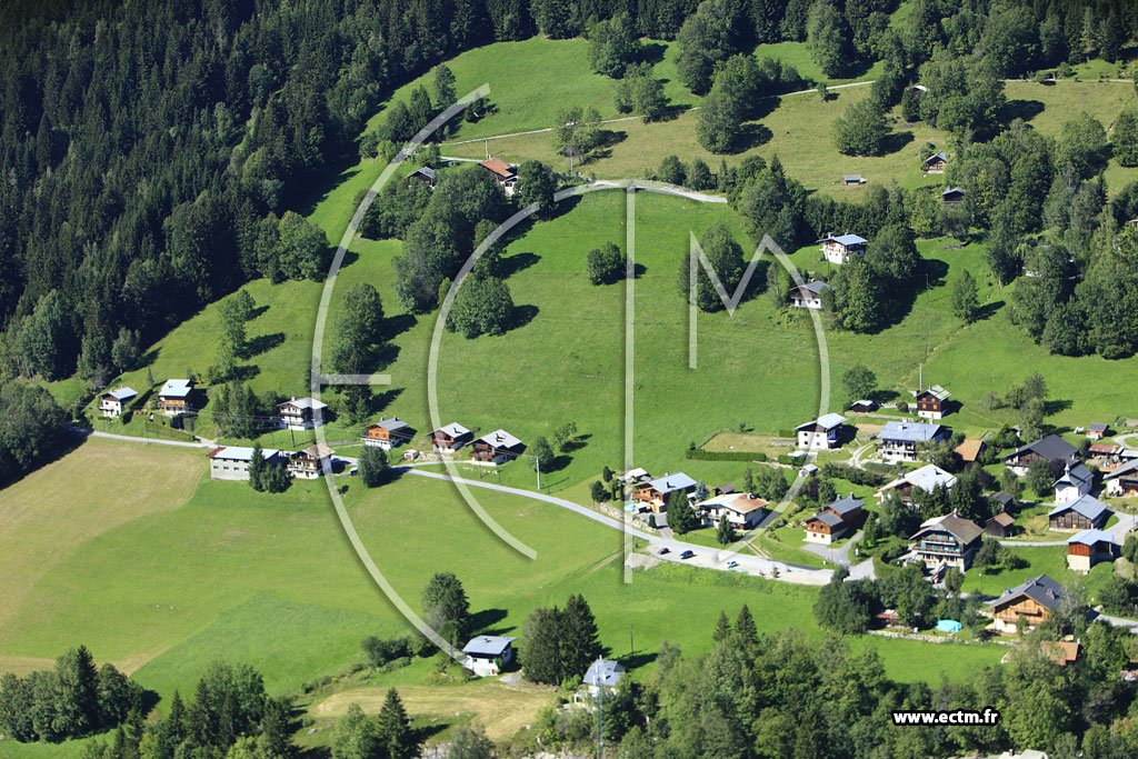 Photo arienne de Saint-Gervais-les-Bains (Saint-Nicolas-de-Vroce)