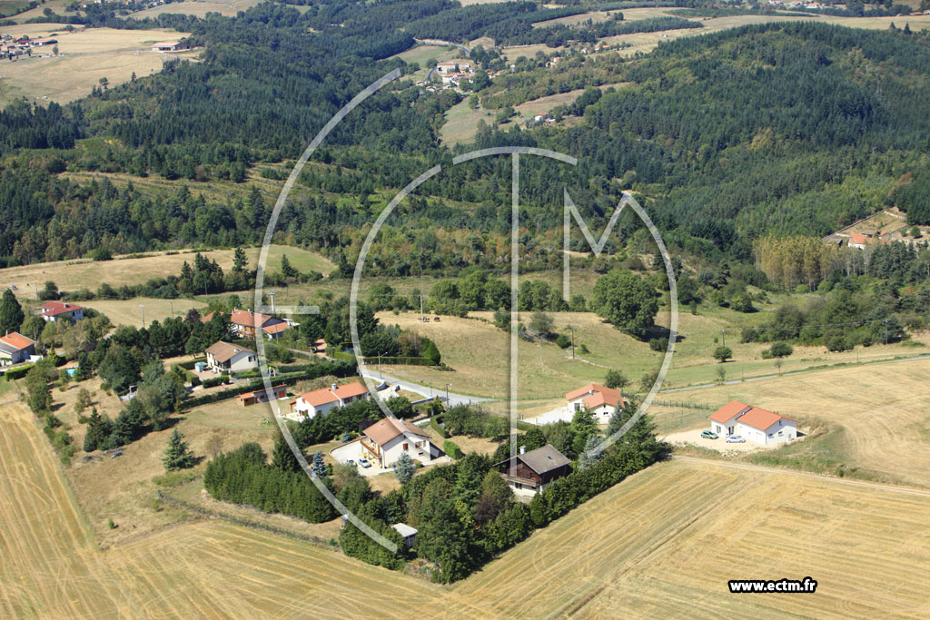 Photo arienne de Abon (La Bruyre)