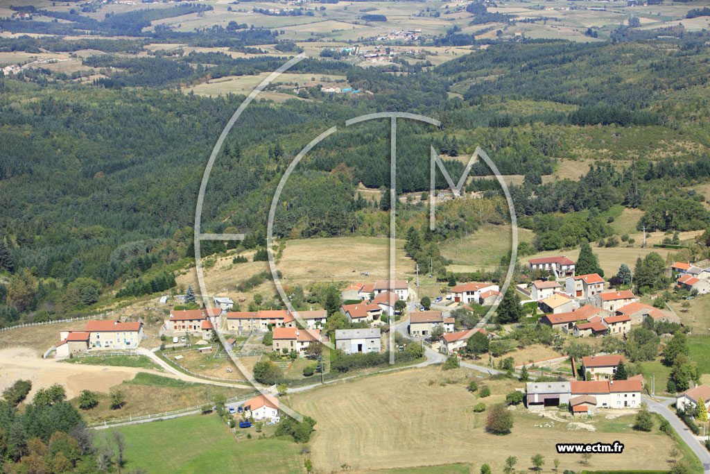 Photo arienne de Abon (La Bruyre)