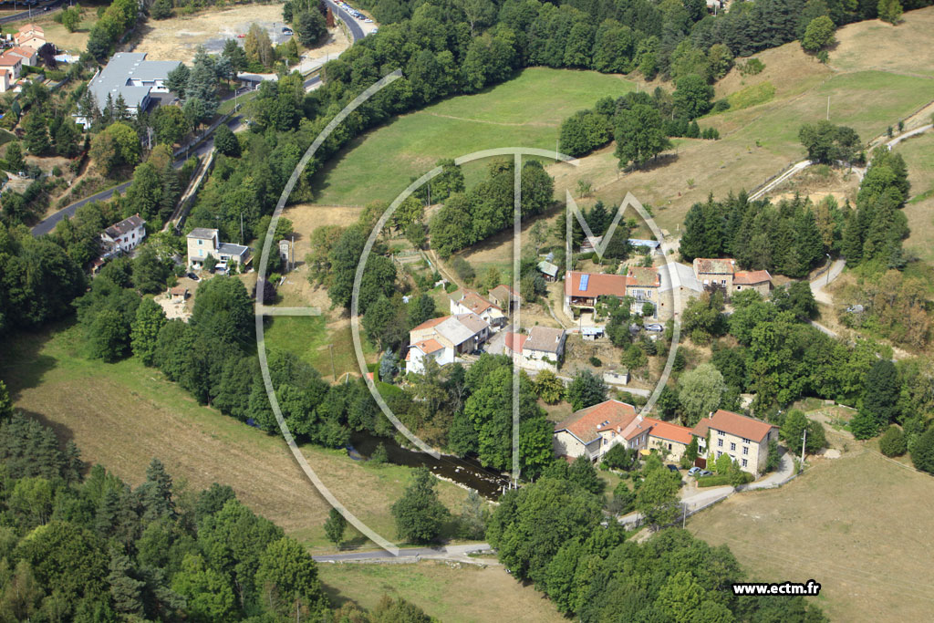 Photo arienne de Aurec -sur- Loire (L'Hermet)