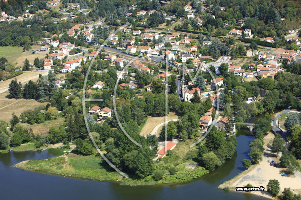 Photo arienne de Aurec-sur-Loire (Semne)