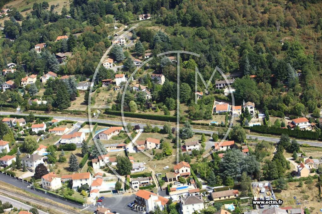 Photo arienne de Aurec-sur-Loire (Semne)