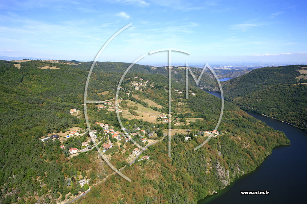 Photo arienne de Caloire (Vareilles)