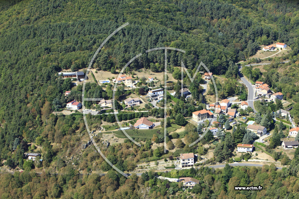 Photo arienne de Caloire (Vareilles)
