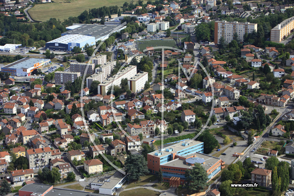 Photo arienne de Firminy (Fayol)