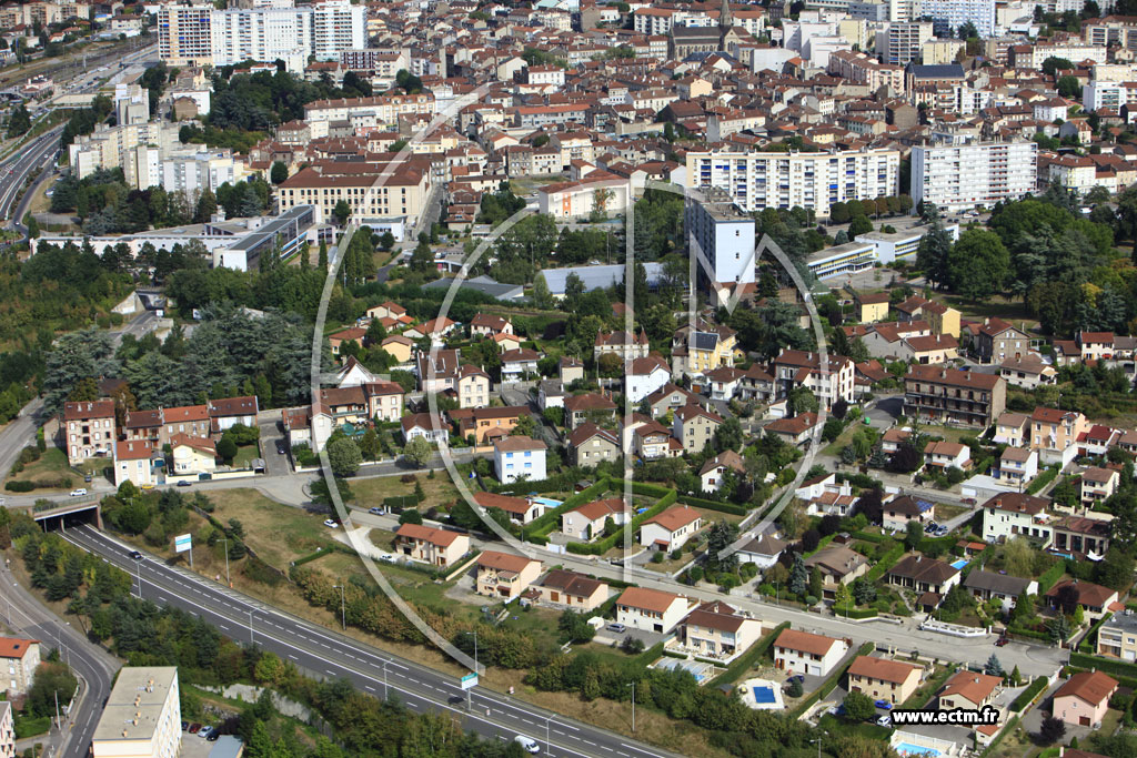 Photo arienne de Firminy (La Tardive)