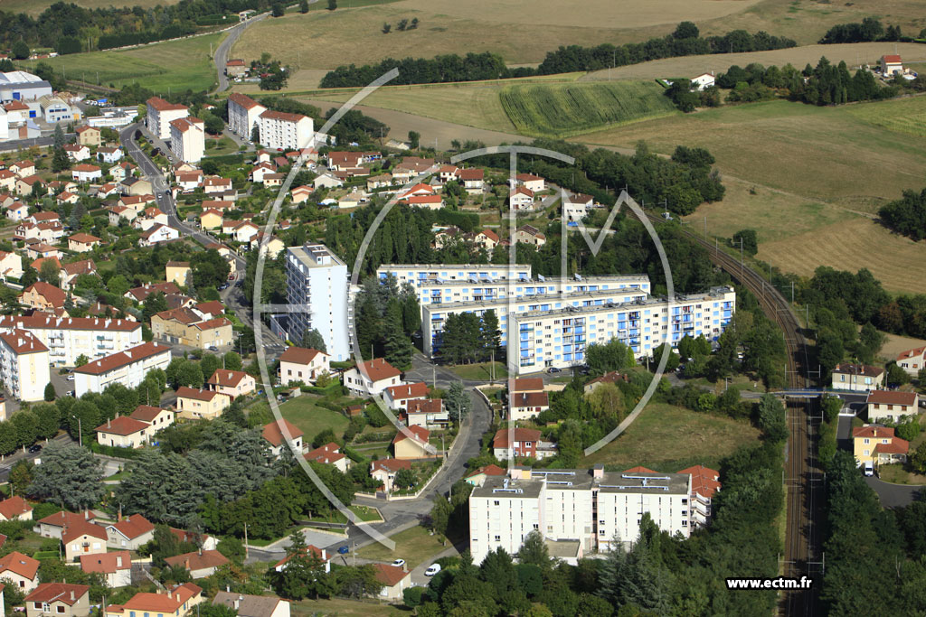 Photo arienne de L'Horme (Onzion)