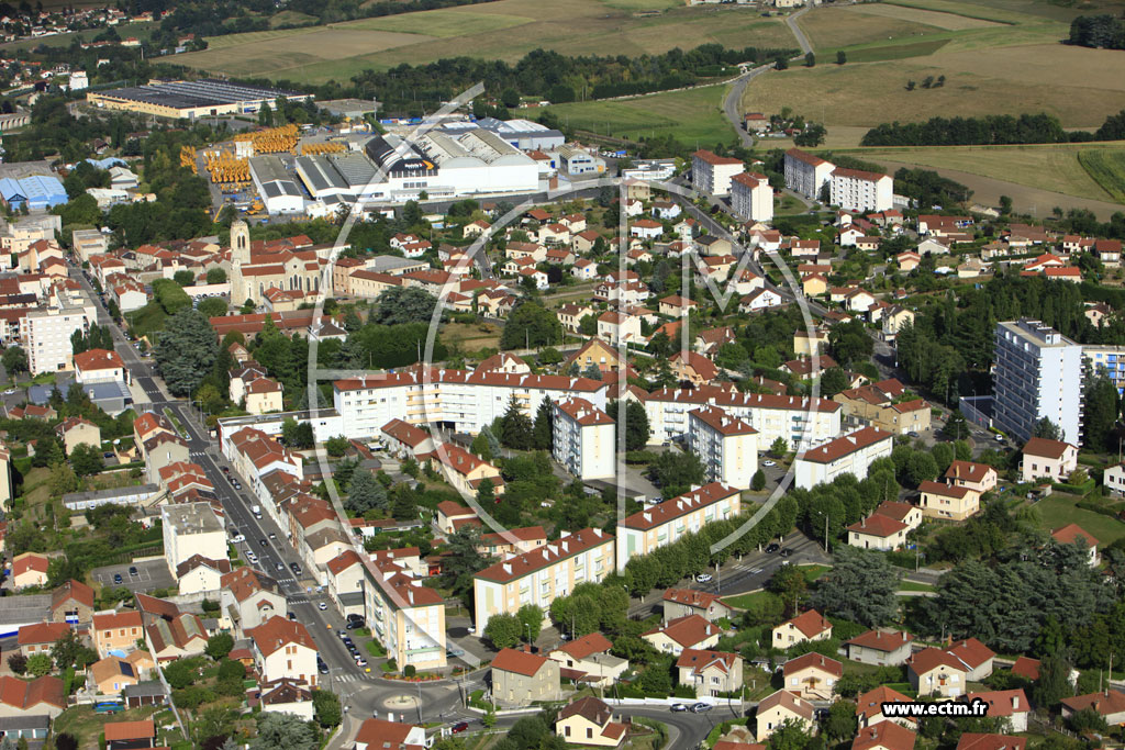 Photo arienne de L'Horme (Onzion)