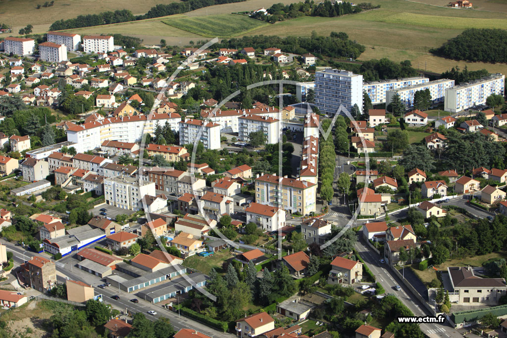Photo arienne de L'Horme (Onzion)