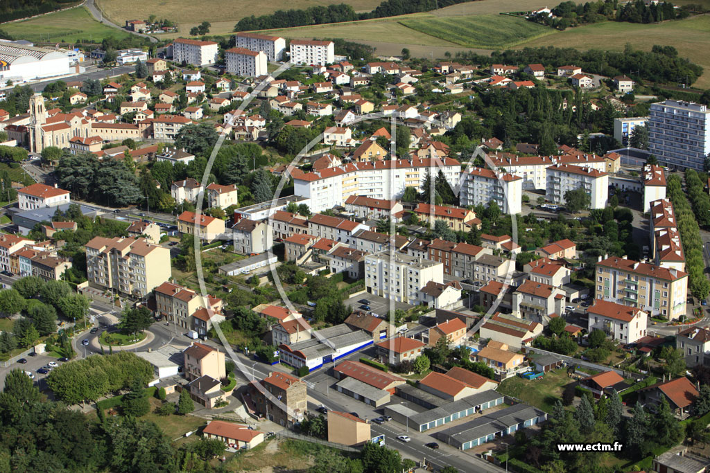 Photo arienne de L'Horme (Onzion)