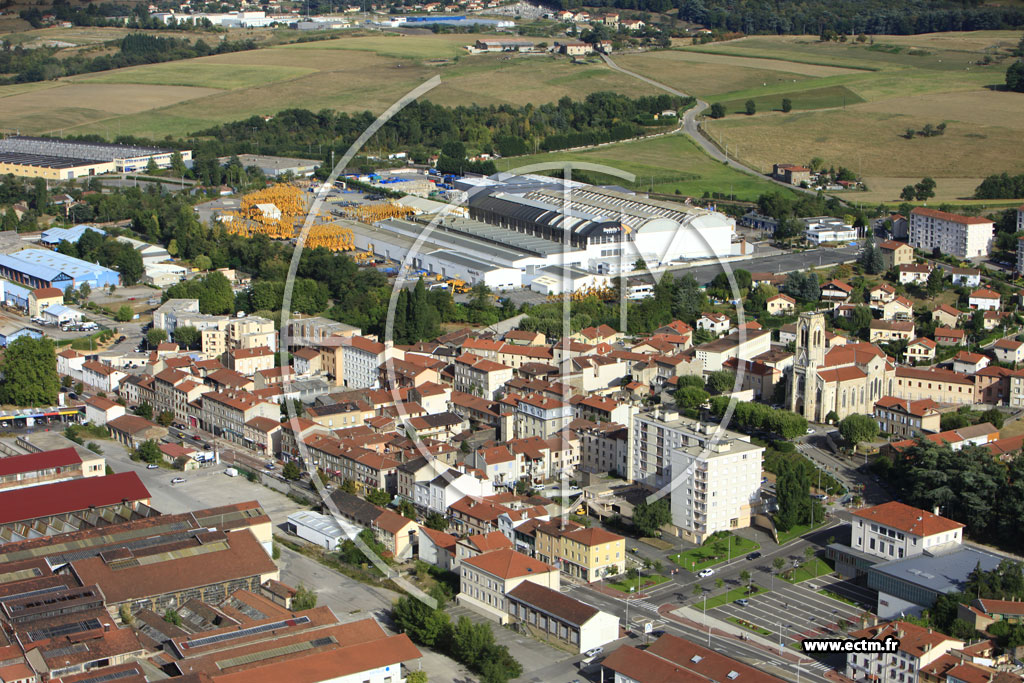 Photo arienne de L'Horme (Onzion)