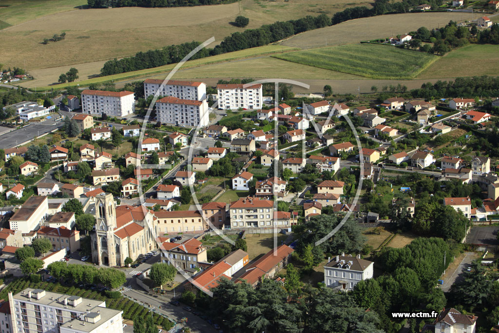 Photo arienne de L'Horme (Onzion)