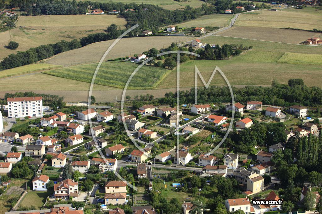 Photo arienne de L'Horme (Onzion)