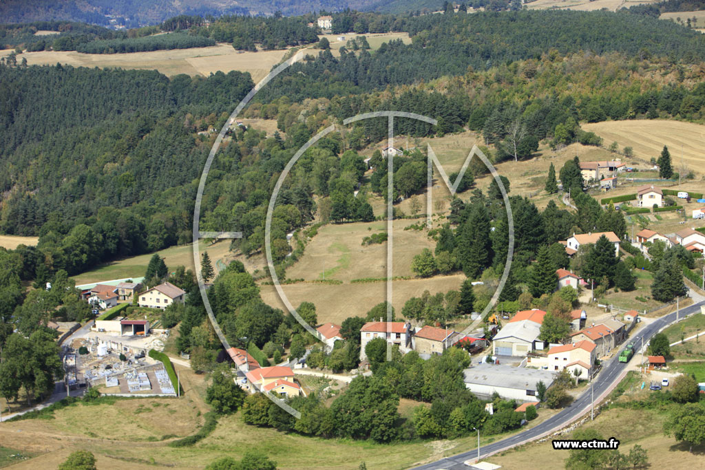 Photo arienne de La Chapelle-d'Aurec