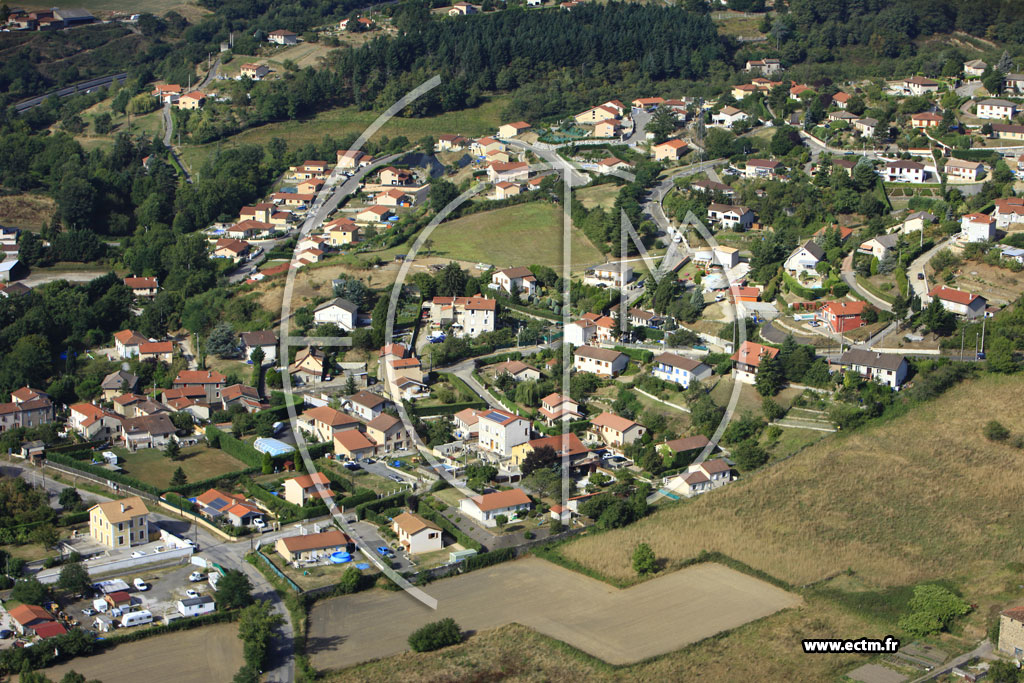 Photo arienne de La Grand-Croix (Faubourg de Couzon)