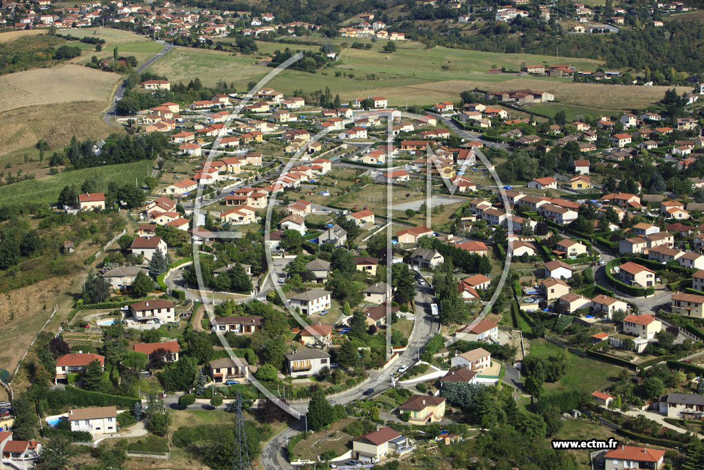 Photo arienne de La Grand-Croix (Faubourg de Couzon)