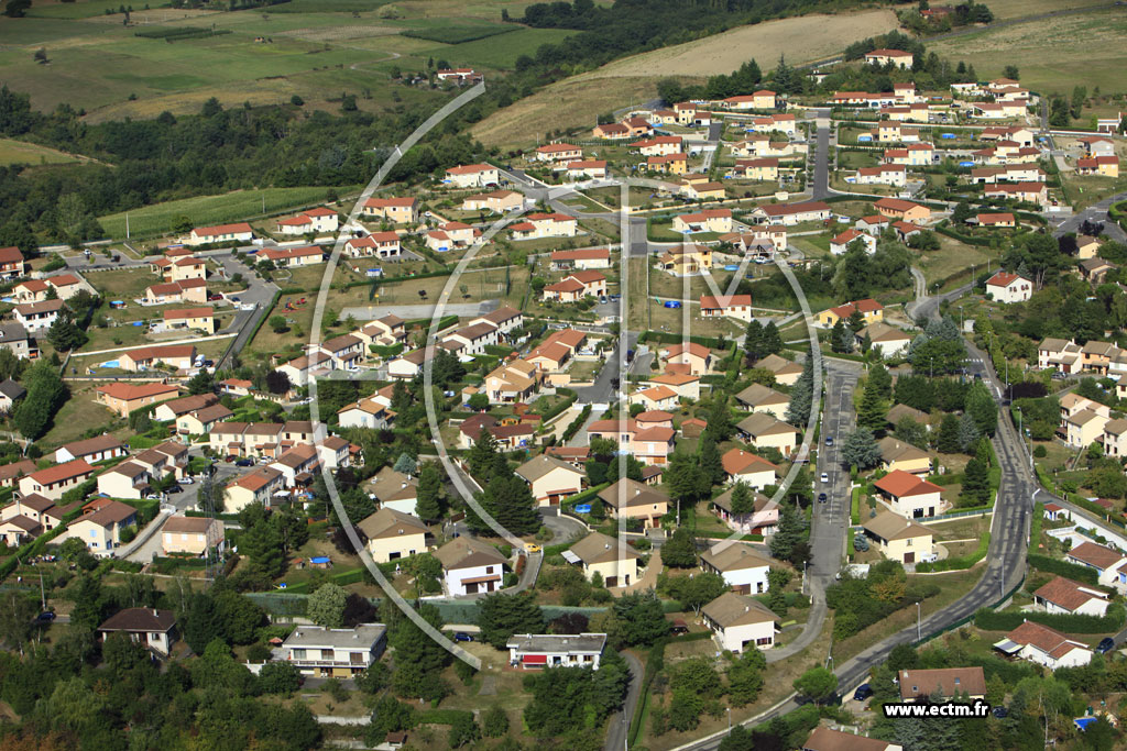 Photo arienne de La Grand-Croix (Faubourg de Couzon)