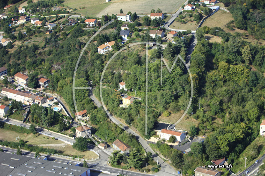 Photo arienne de La Grand-Croix (Route de Combrigol)