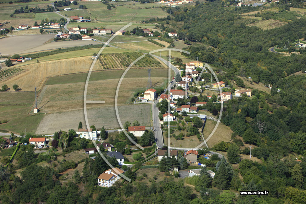 Photo arienne de La Grand-Croix (Route de Combrigol)