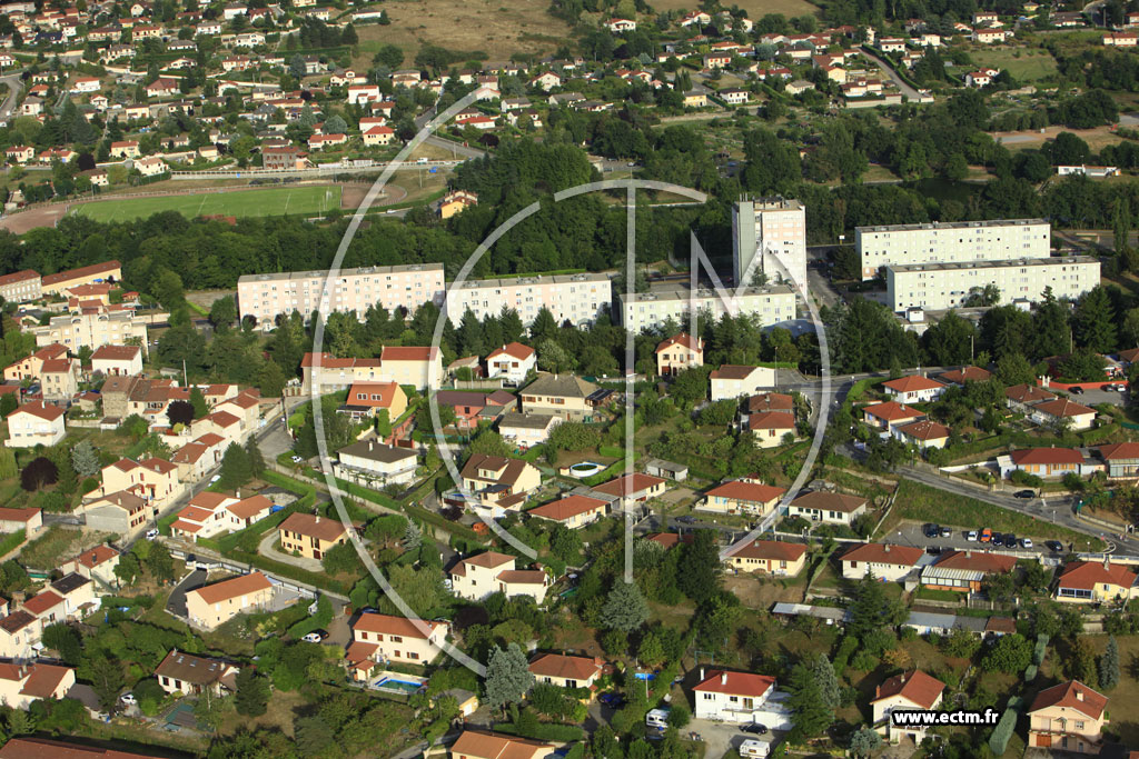 Photo arienne de La Grand-Croix (Rue Lucien Janin)