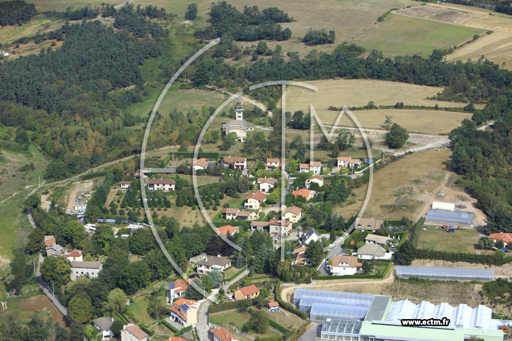 Photo arienne de La Ricamarie (Les Maures)