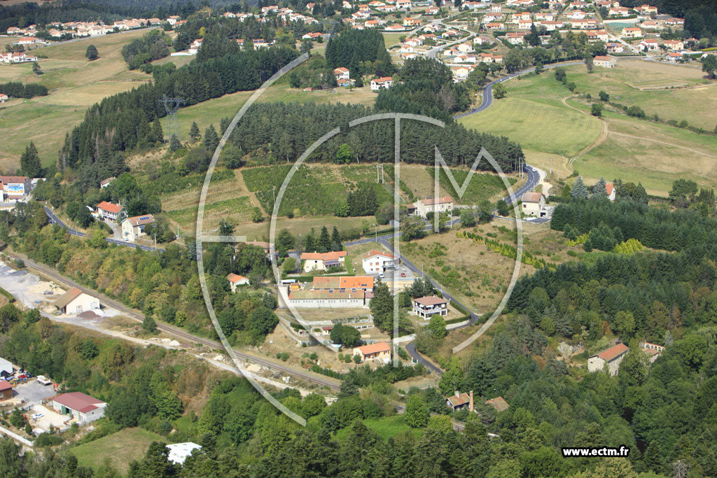 Photo arienne de La Sauve-sur-Semne