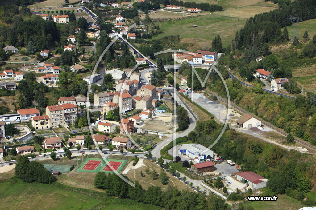 Photo arienne de La Sauve-sur-Semne