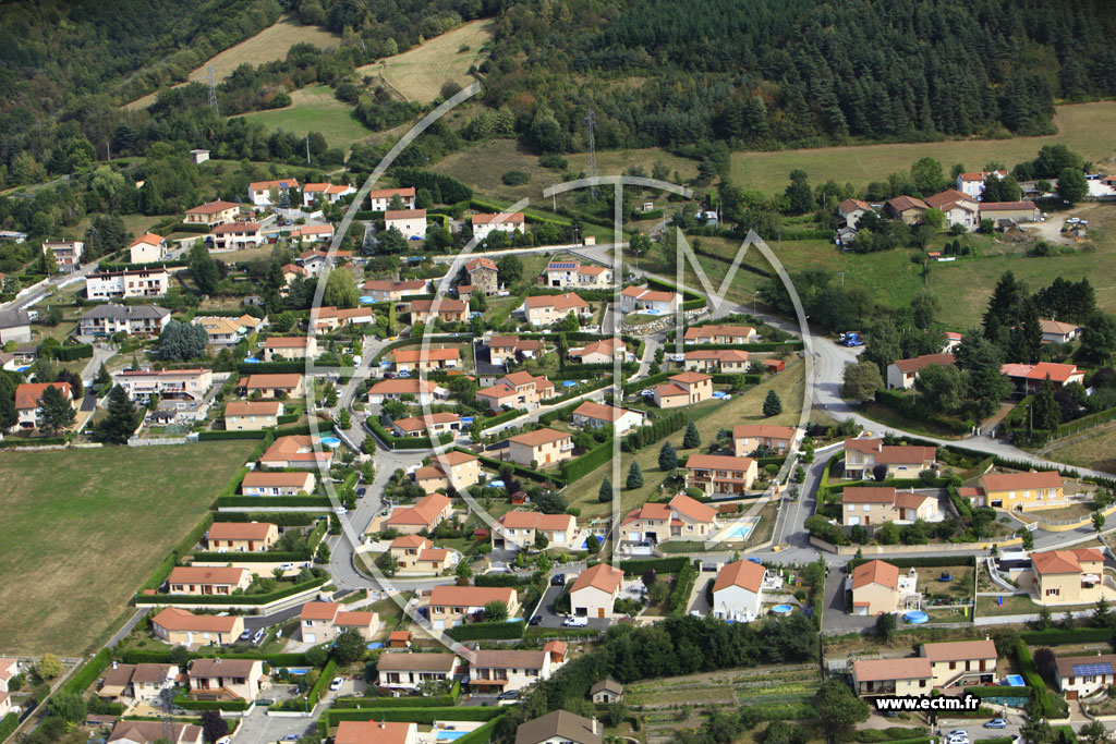 Photo arienne de Le Chambon-Feugerolles (Fayol)