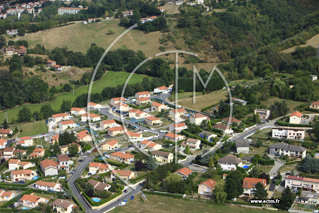 Photo arienne de Le Chambon-Feugerolles (Fayol)