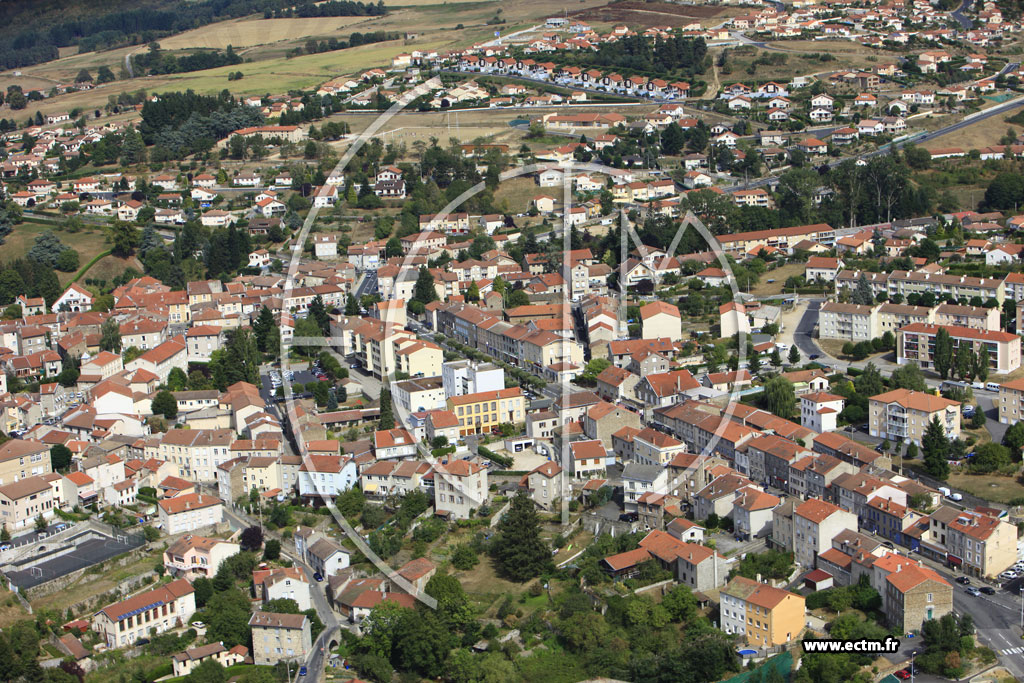 Photo arienne de Monistrol-sur-Loire