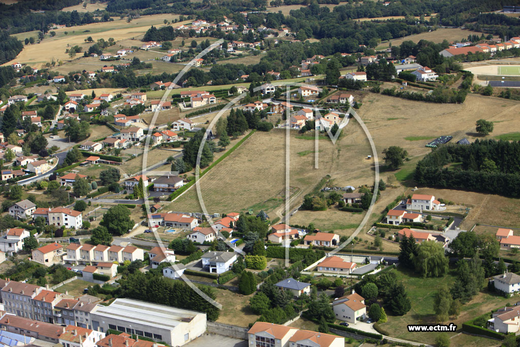 Photo arienne de Monistrol-sur-Loire (Chemin de Chabannes)