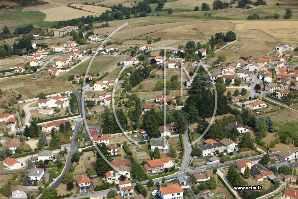 Photo arienne de Monistrol-sur-Loire (Route de Cheucle)