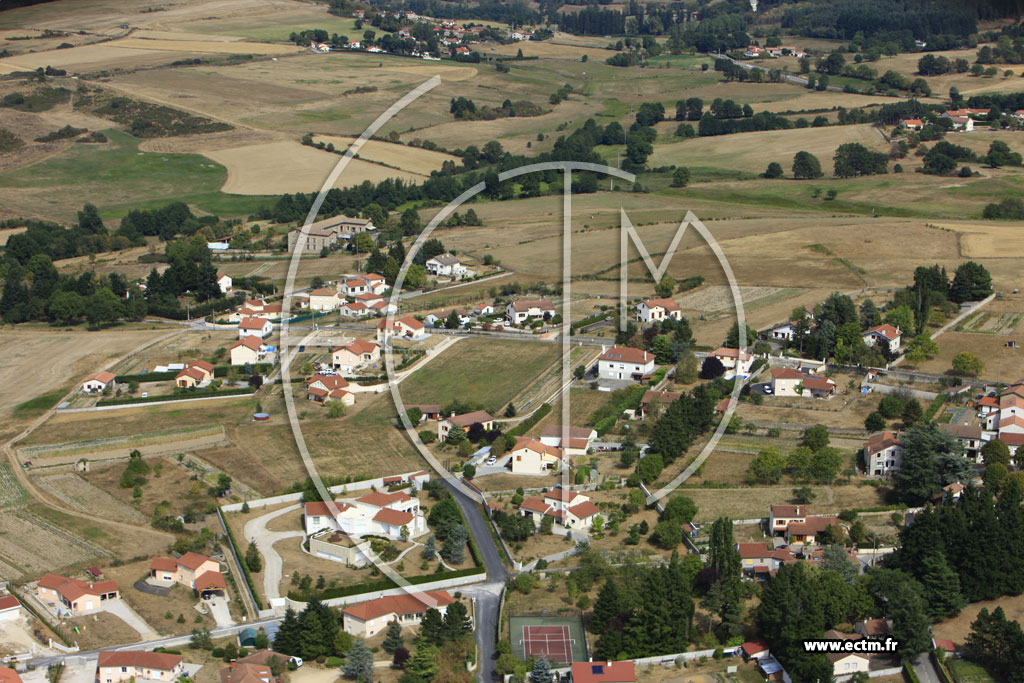 Photo arienne de Monistrol-sur-Loire (Route du Chambon)
